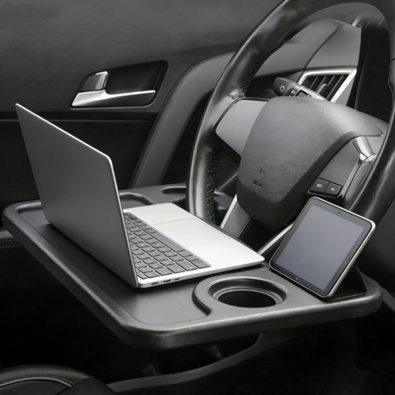 Tablet Accessories Must Have - 車のステアリングホイールテーブルユニバーサルステアリングホイールマウントラップトップタブレット多機能ダイニングデスクホルダーポータブルインテリアパーツ