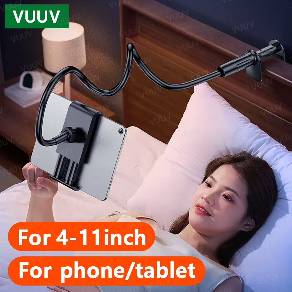 Cheap Tablet Accessories - タブレットブラケットベッドデスク用グースネックタブレットスタンド柔軟なロングアームクランプ11インチタブレットホルダースマートフォンRedmi Lenovoパッド用