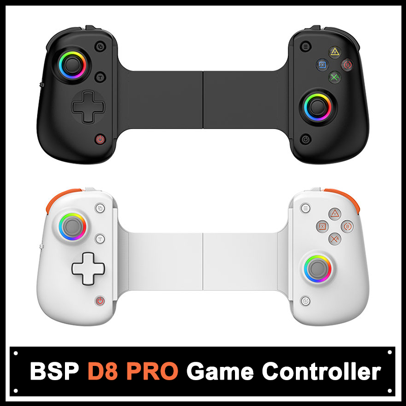 Tablet Gaming Accessories - BSP D8 PRO RGBタブレットコントローラー ワイヤレスハンドル Switchゲーム用