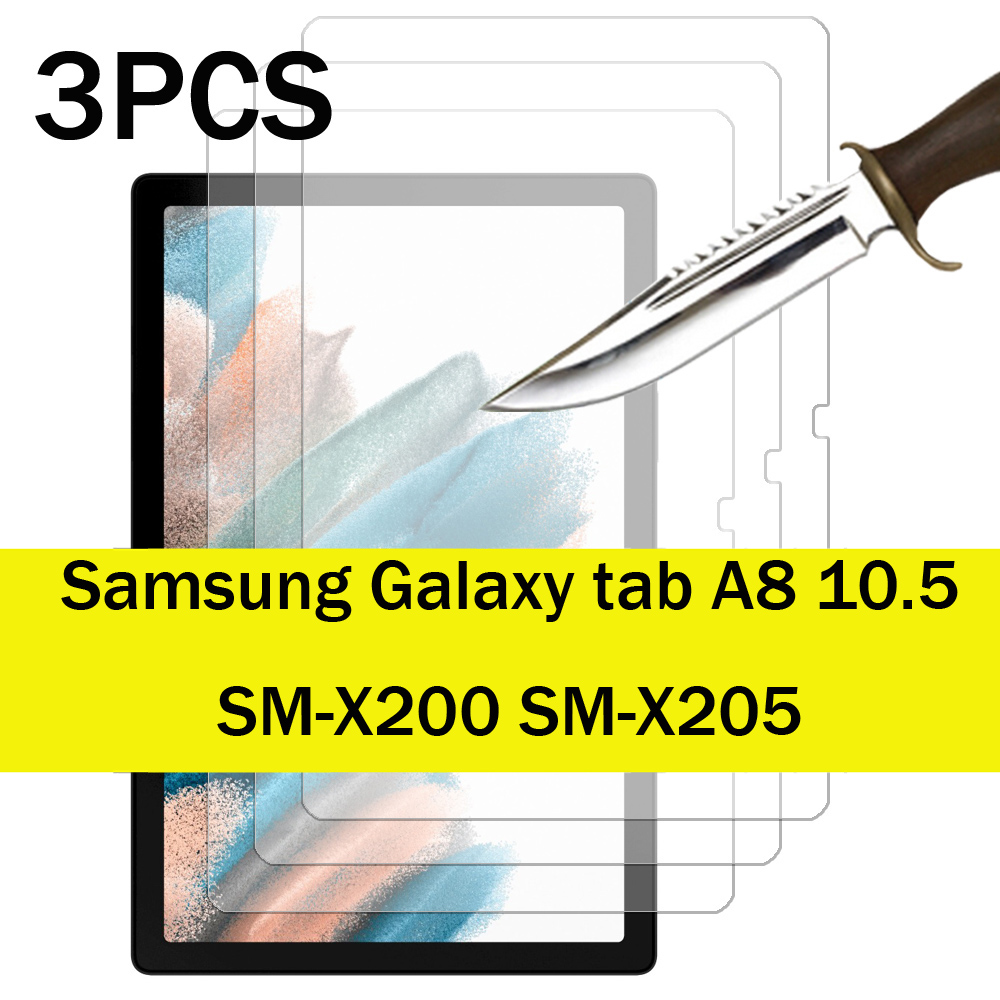Temu Tablet Accessories - 3 個の強化ガラスフィルム Samsung Galaxy Tab A8