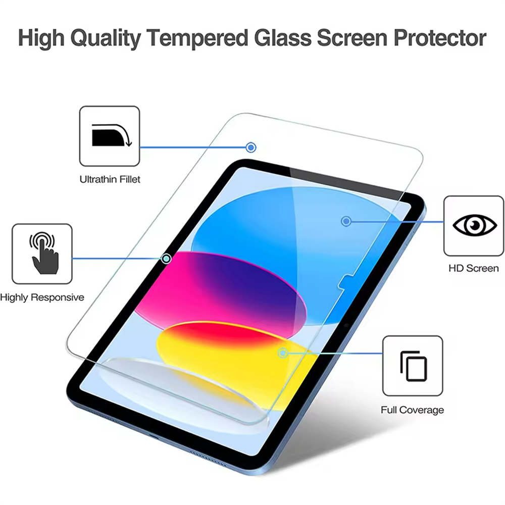 iPad A16 10.2 9.7 10用9H強化ガラススク - Temu Tablet Accessories のレビューと価格