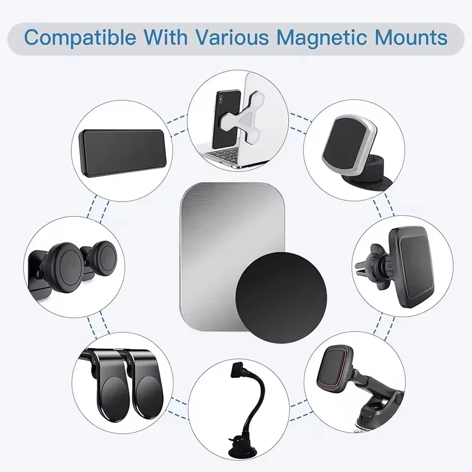 磁気式車載スマホホルダー用金属プレートディスク 薄い鉄板ステ - Tablet Accessories Must Have のレビューと価格