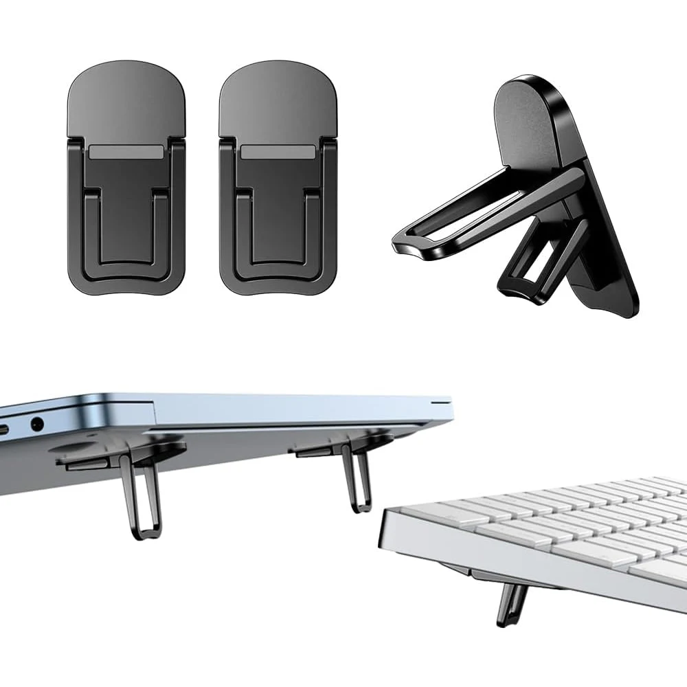 2個セット 折りたたみ式ノートパソコンスタンド ポータブルノ - Cooling Stand Tablet のレビューと価格