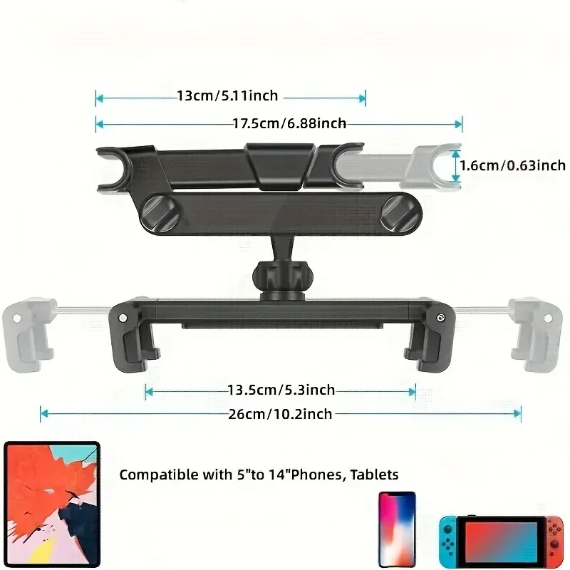 折りたたみ式車載電話ホルダー後部座席タブレットマウント子供用 - Tablet Accessories Must Have のレビューと価格