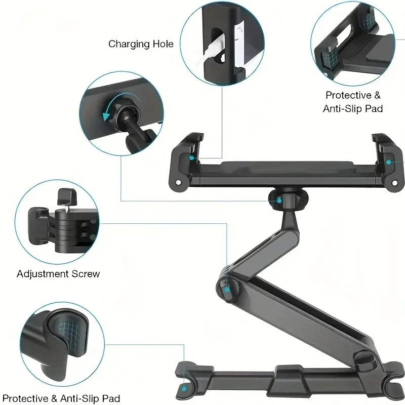 折りたたみ式車載電話ホルダー後部座席タブレットマウント子供用 - Tablet Accessories Must Have のレビューと価格