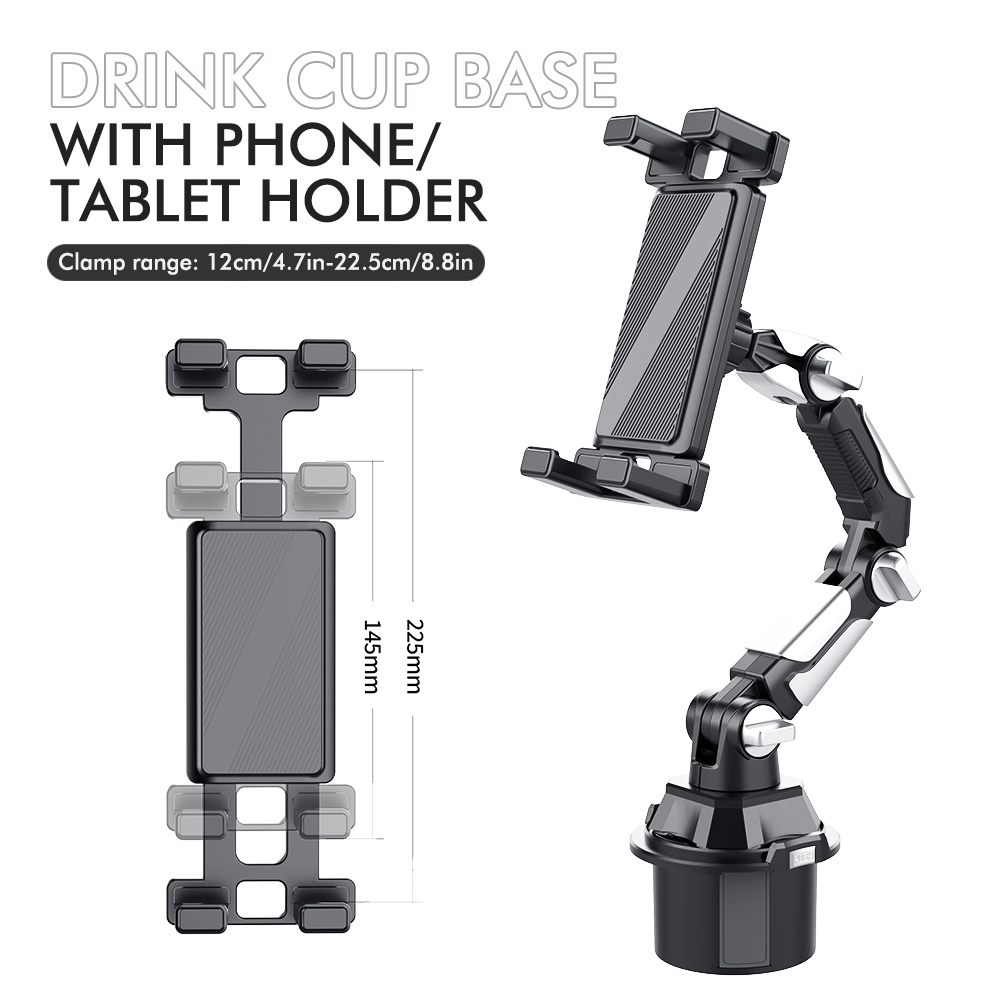 車のカップホルダー車の車載ウォーターカップホルダーロングジョ - Tablet Accessories Must Have のレビューと価格