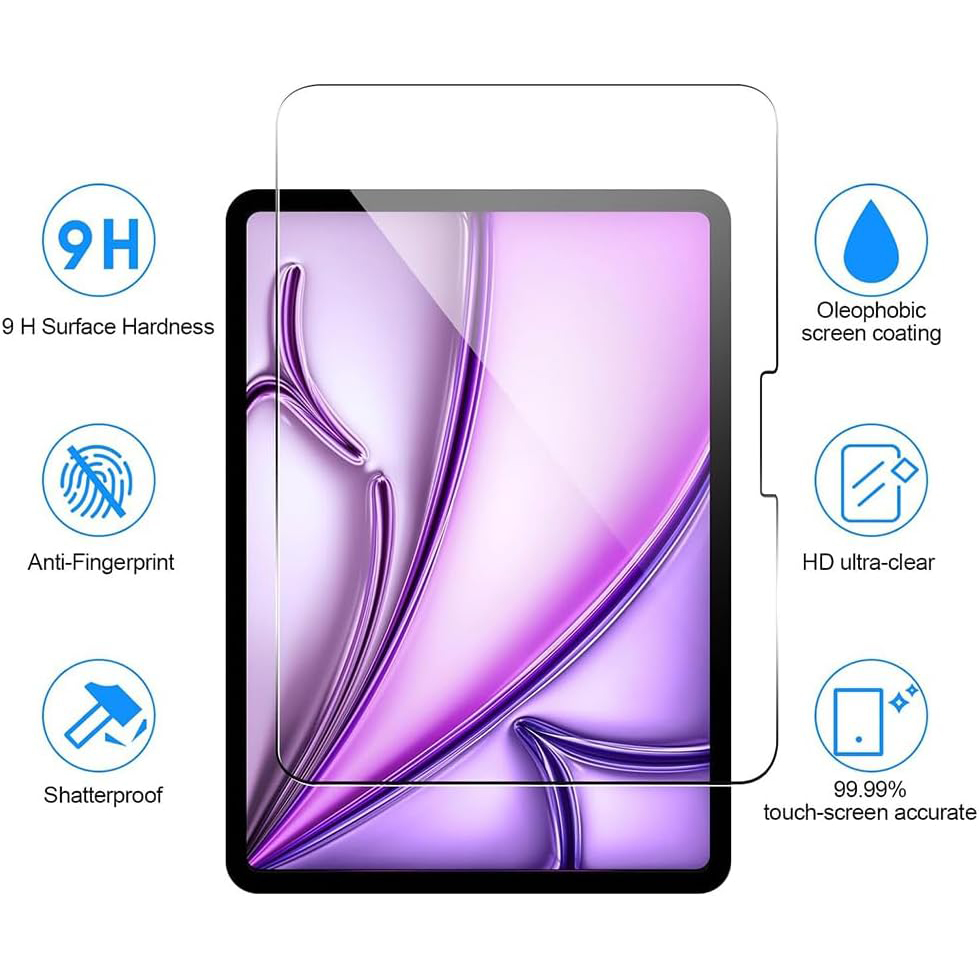 2 個 9H 強化ガラス iPad Air 13 インチ 2 - Temu Tablet Accessories のレビューと価格