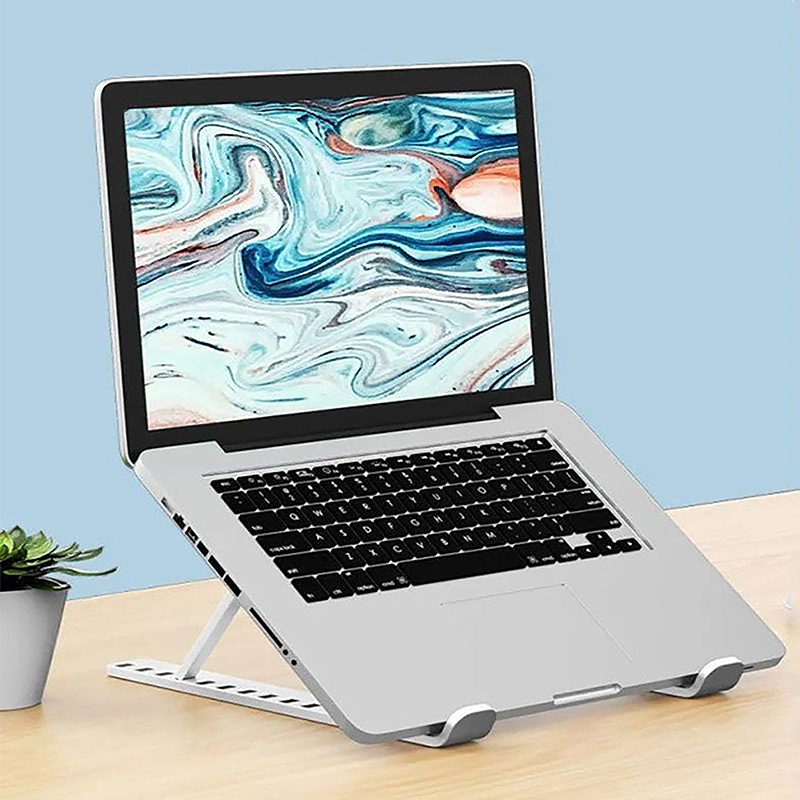 プラスチックユニバーサルラップトップスタンド調節可能なノート - Cooling Stand Tablet のレビューと価格