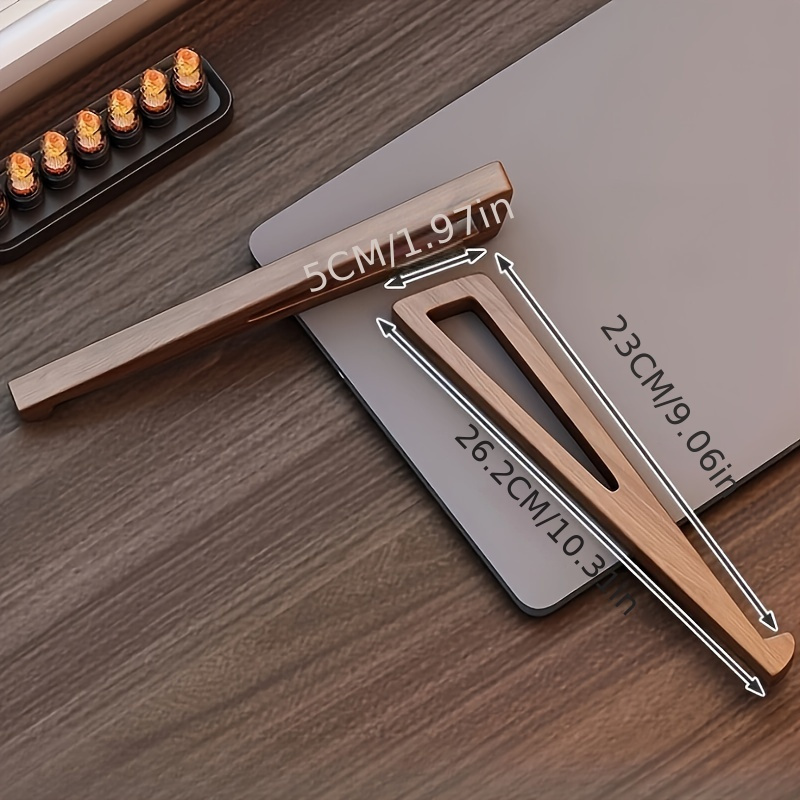 ポータブル折りたたみ木製ラップトップスタンド - 人間工学に - Cooling Stand Tablet のレビューと価格