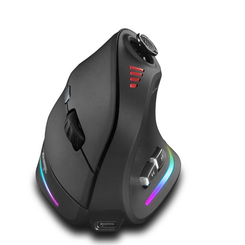 Jomaa RGB バックライト付きワイヤレス垂直マウスコン - Tablet Accessories For Gaming のレビューと価格